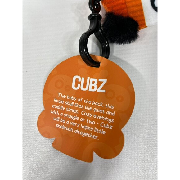 Skull Kapz Dead Dapper 4.5" CUBZ Mini Plush Clip-On - Picture 4 of 10